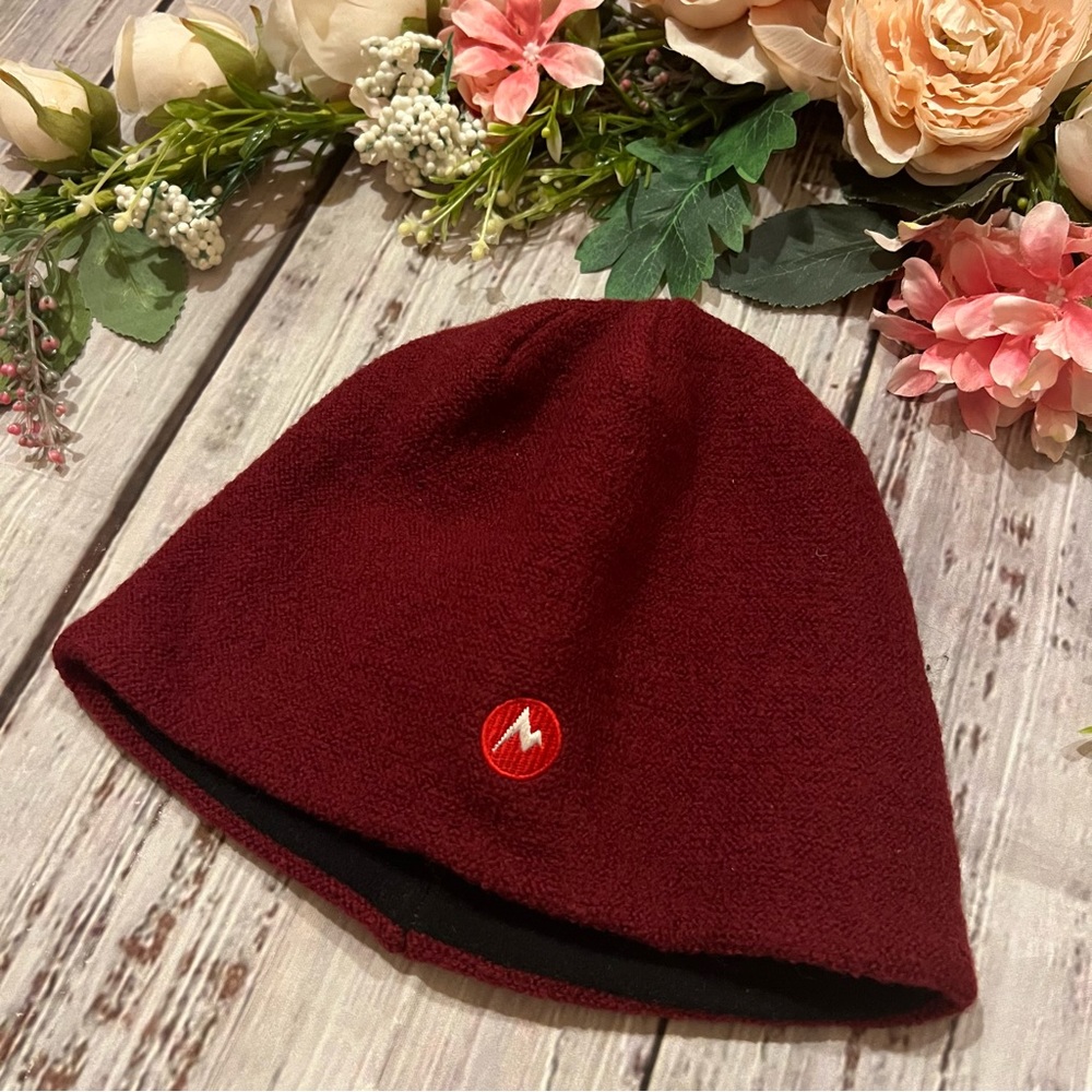 Marmot Verglas Wool Hat - Garnet Red View 3